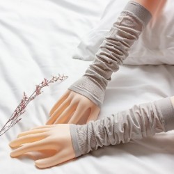Szín: 6 - Őszi tél női férfi csavart horgolt kötött ujjatlan kesztyűk rövid karú ujjú melegítő vastag puha ujjatlan