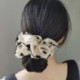 Szín: pillangó - Túlméretes Scrunchie Korea nagy organza hajcsipesz női pillangót szerető szív rugalmas hajpántok sifon