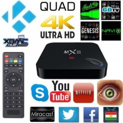 MX III Android 4.4 Quad Core Media Player TV BOX