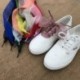 Piros szín - 110 cm többszínű átlátszó lapos cipőfűző 4 cm széles cipőfűző nyakkendő cipő kötél tornacipőhöz