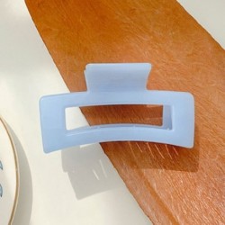 Szín: 8 - Elegáns női nagy hajkörmök téglalap akril márvány nyomat hajcsatok acetát hajtűk geometrikus hajtartók