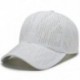 Fehér szín - Tiszta színű gyorsan száradó sapkák férfi sapkák baseballsapka állítható snapback sapka napfénysapka