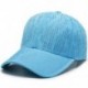 Szín: tó kék - Tiszta színű gyorsan száradó sapkák férfi sapkák baseballsapka állítható snapback sapka