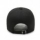 Fekete szín - Kiváló minőségű tömör férfi baseball sapkák kültéri pamut Snapback illeszkedő sapkával Gorras