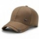 Szín: Khaki - Kiváló minőségű tömör férfi baseball sapkák kültéri pamut Snapback illeszkedő sapkával Gorras