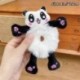Szín: panda - Női Lányok Aranyos Rajzfilm Békaszőr Panda Macska Nyúl Plüss Elasztikus Hajpántok Gumiszalag Hajkötők