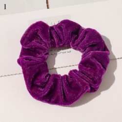 Szín: 1 - Téli fényes bársonyos Scrunchis Candy Color Puha Lányok Haj Kötél Haj Kiegészítők Gumiszalag Elasztikus