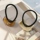 Szín: 12 - Camber alakú matt fa szemcsés hajgyűrű fényes, íves, geometrikus hajkötők Scrunchie női elasztikus haj