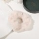 Szín: hajgyűrű bézs - Candy Color Téli bárányszőrme fejpánt Haj Scrunchie női plüss széles karimájú hajkarika