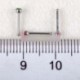 40 db divatos ékszer percing