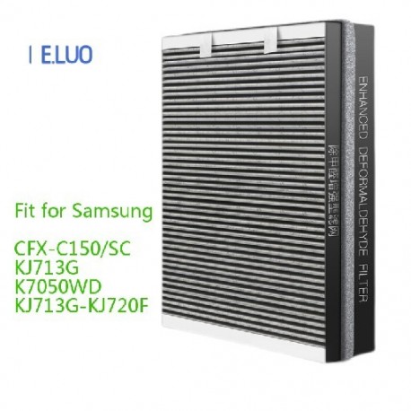 Szín: világosszürke - Alkalmas Samsung légtisztító szűrőhöz KJ713G-K7050WD/KJ720F CFX-C150/SC 289*318*58mm