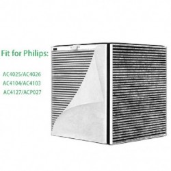 Szín: szénszövet - Csere Philips AC4026 légtisztító szűrőhöz AC4025 ACP027 AC4127 szénszövet kompozit szűrő 295*240