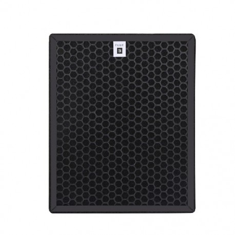 Szín: CARBON - Egyedi szűrő légtisztító alkatrészek H12 Hepa szűrő 385*202*34mm / Aktív szén 385*202*10mm Hisense