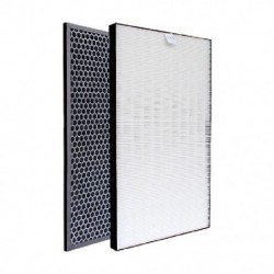 1 szett (2db) 430x235mm-es légtisztító szűrő aktív szén Sharp KC-D70, KC-E70, KC-F70, KC-700Y7 KC-D60E készülékekhez