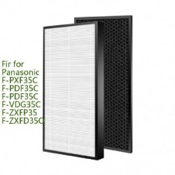 2 DB/SET HEPA szűrő F-ZXFP35C szénszűrő F-ZXFD35C Panasonic F-PXF35C F-PDF35C F-PDF35C F-VDG35C légtisztítóhoz