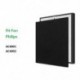 Légtisztító szűrő Philips AC4001 AC4120 Carbon Cotton 305*240*5mm és HEPA szűrő 305*240*30mm porgyűjtő készlethez