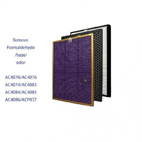 Szín: 1. készlet - Muitifunction HEPA szénszűrő Philipshez AC4014 AC4072 AC4074 AC4083 AC4084 AC4085 AC4086 Légtisztító