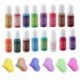 Szín: Rose gold - 10 ml magas koncentrációjú UV gyanta folyékony gyöngy színező festék pigment gyanta epoxi színező