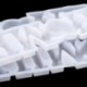Szín: családi 03 - 1db Alphabet epoxigyanta öntőforma átlátszó szilikon töltet öntőforma barkács