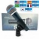 Szín: BÉTA 58A - Mikrofon Filaire Dynamique, hordozható, SHURE BETA, 58 a, Ideal pour Enregistrement Maison, Stúdió,
