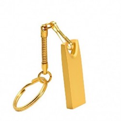 Kapacitás: 64 GB - Fém USB 2.0 flash meghajtók 64 GB nagy sebességű pendrive Golden Pendrive ezüst memóriakártya
