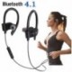 Fekete szín - Sports Wireless 4.1 Bluetooth Headset Futó sztereó Zene Univerzális Mini Dual-In Füldugók Fülre akasztható
