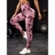 Szín: Szürke - Nyakkendőfesték Jóga Nadrág Sport Leggings Női Varrat nélküli magas derekú Push Up Női Harisnyanadrág