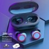 Szín: fekete piros - Y50 Bluetooth fejhallgató Y50tws2 sport kültéri vezeték nélküli fejhallgató 5.0 töltőtálcával,