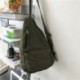 Fehér szín - Női válltáska vászon Crossbody Új trendi divat női táska egyszínű, kiváló minőségű női melltáska