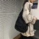 Fehér szín - Női válltáska vászon Crossbody Új trendi divat női táska egyszínű, kiváló minőségű női melltáska