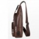 Szín: fekete B - Férfi Crossbody táskák Férfi USB mellkastáska Designer Messenger táska bőr válltáskák átlós csomag