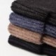 Fekete szín - Téli fülvédő sapka Férfi kültéri kötött sapka Meleg Skullies Beanies sapka Uniszex fülvédő
