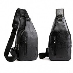 Fekete szín - Márka Messenger táska bőr férfi melltáska Vintage Crossbody válltáska új férfi üzleti táskák férfi