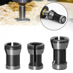 Vágóél hossz: 3 db - 3 db nagy pontosságú adapter befogópatron 8 mm-es 6,35 mm-es 6 mm-es befogópatronok Gravírozó