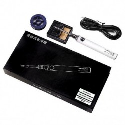Fehér szín - 5V 8W tápellátású forrasztópáka hordozható vezeték nélküli forrasztópáka készlet USB újratölthető