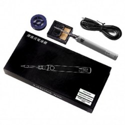Szín: Szürke - 5V 8W tápellátású forrasztópáka hordozható vezeték nélküli forrasztópáka készlet USB