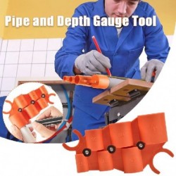 Szín: narancs - Sorjázó cső és mélységmérő eszköz 1/2&quot  3/4&quot  1/4&quot  3/8&quot  5/8&quot  CPVC PEX PE-RT PVC