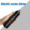 Szín: 1 szett - Mini elektromos csavarhúzó intelligens vezeték nélküli USB újratölthető háztartási többfunkciós