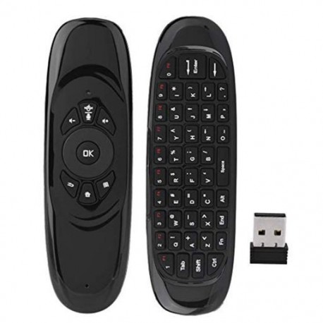 Szín: C120StandardEdition - Mini Air Mouse W1 C120 Fly Air Mouse Vezeték nélküli billentyűzet airmouse 9.0 8.1 Android TV