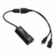 USB 2.0 – RJ45 adapter/ 2X Mirco USB kábel LAN Ethernet adapter Amazon Fire TV 3 vagy Stick GEN 2 számára
