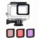Szín: GoPro Hero5 6 7-hez - Fekete vízálló ház tok érintőképernyős hátsó ajtó Gopro Hero 9 10 víz alatti dobozhoz
