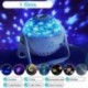 Szín: 1 film - LED Star projektor éjszakai fény 7 az 1-ben planetárium projektor Galaxy Starry Sky projektor lámpa USB
