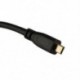Hossza: 15cm - Micro Mini HDMI-kompatibilis dugasz-HDMI-kompatibilis anya adapterkábel-konverter a Raspberry Pi 4 GoPro-hoz