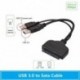 Szín: USB2.0 - SATA - SATA - USB 3.0/2.0 - 7 15 tűs kábelek Külső tápellátás 2,5 Ssd HDD merevlemez SSD átalakító