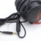 Fekete szín - 2 m-es fejhallgató 3,5 mm-es dugaszoló kábel hangkábel HyperX Cloud Mix Cloud Alpha Gaming fejhallgatókhoz
