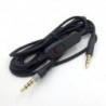 Fekete szín - 2 m-es fejhallgató 3,5 mm-es dugaszoló kábel audiokábel HyperX Cloud Mix Cloud Alpha Gaming fejhallgatókhoz