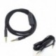 Fekete szín - 2 m-es fejhallgató 3,5 mm-es dugaszoló kábel audiokábel HyperX Cloud Mix Cloud Alpha Gaming fejhallgatókhoz