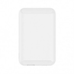 Fehér szín - Mágneses Power Bank 5000mAh vezeték nélküli telefontöltő külső akkumulátor gyorstöltés iPhone 14 13 12
