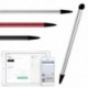 Fekete szín - Kapacitív toll érintőképernyős érintőceruza Iphone/Samsung/ipad táblagéphez többfunkciós