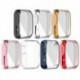 Szín: ezüst - TPU színes óravédő tok képernyővédő védőborító bőrhéj Xiaomi Mi Watch Lite Redmi